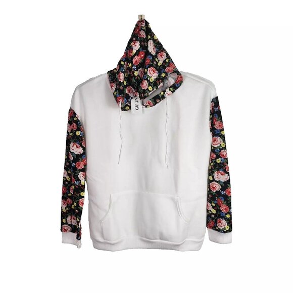 Finejo Women Hoodie Long Sleeves Polyester Pullover Light Weight Pockets XL - Picture 6 of 7